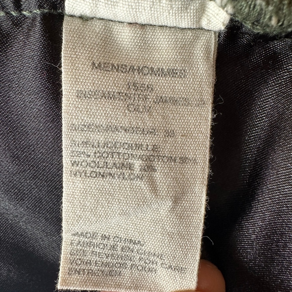 Mens Green Herringbone Pattern - image 4